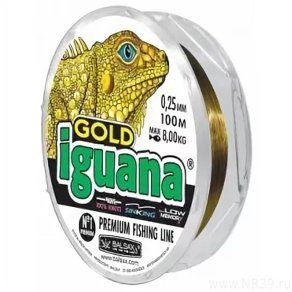 Леска BALSAX Iguana GOLD 100м. 0.16мм 4.0кг.