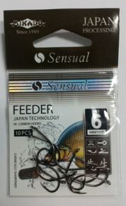 Крючки  Sensual Feeder HS9111T, №6 BN (10 шт./уп.) MIKADO